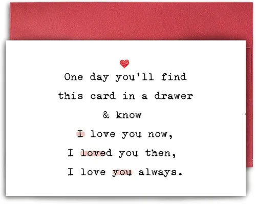 Vista 9 de SuperShunhu Tarjeta de poema de cumpleaños para él y ella, tarjeta de cumpleaños romántica para novio, novia, tarjeta de amor de feliz cumpleaños