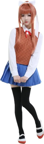Vista 5 de miccostumes Uniforme escolar de anime para mujer, disfraz de cosplay