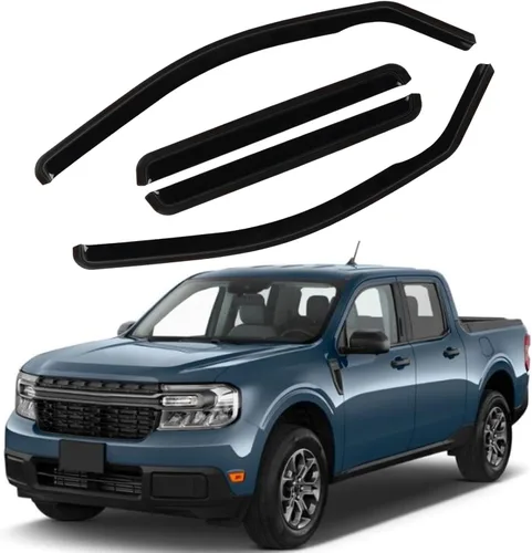 Vista 32 de Protector de lluvia apto para GMC Terrain 2010-2017, deflector de visera de ventana lateral de montaje exterior, protector de sombra de ventilación