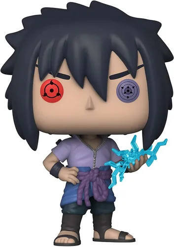 Vista 3 de Funko Naruto Shippuden Sasuke Uchiha (Rinnegan) Figura pop (exclusivo de anime AAA)