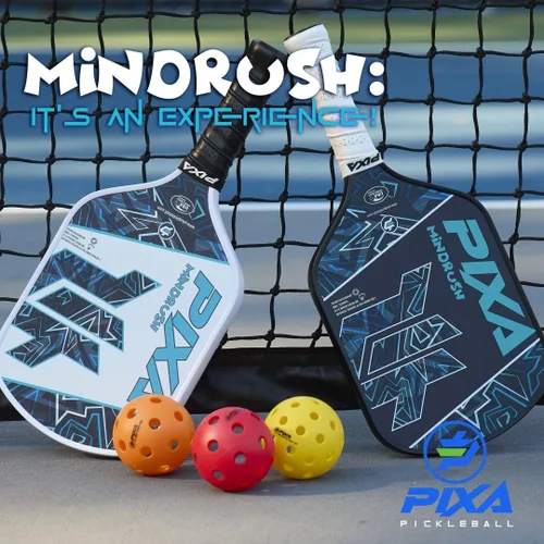 Vista 7 de PIXA Mindrush T-300 - Paleta de pickleball de 0.630 in, superficie de fricción avanzada, potencia increíble, control y giro: aprobado por USAPA