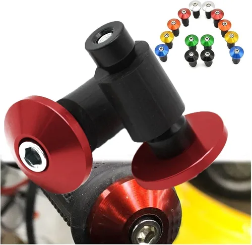 Vista 6 de Tapones de empuñadura de motocicleta para Kawasaki KX KLX KFX KDX 65 80 85 125 250 250 450 450 150 F/R/S Accesorios de motocicleta 0.866 in 7/8