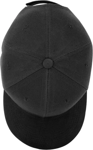 Vista 5 de Gorras de béisbol con correa trasera ajustable, lisas, negras, 12