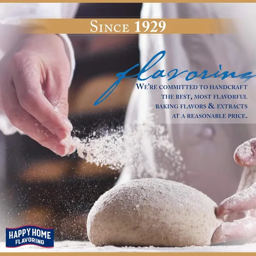 Vista 9 de Happy Home Emulsión de sabor a mantequilla de imitación y nuez para hornear, certificado Kosher, 4 onzas.