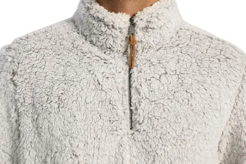 Vista 3 de MAGNIVIT Sudadera de manga larga con bolsillos y forro polar con cremallera de un cuarto para hombre