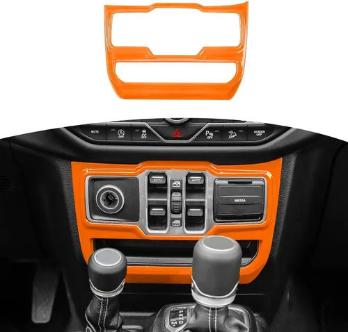 Vista 10 de RT-TCZ Cubierta de panel de interruptor de ventana para Jeep JL JLU Gladiator JT 2018-2024 Baby Blue Accesorios interiores