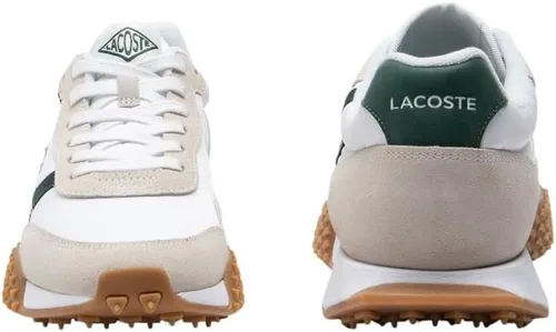 Vista 2 de Lacoste Tenis L-Spin Evo para hombre Blanco y verde oscuro