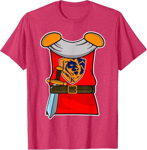 Vista 21 de Disfraz medieval de caballero de Halloween para adultos y niños, Negro, S