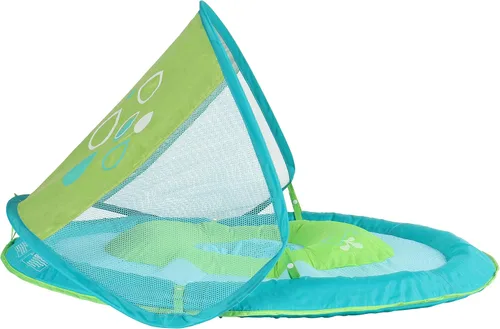 Vista 7 de Swimways Primavera Flotador Sun Canopy Incluye 5 ata juguetes para bebés y reutilizable bolsa de transporte