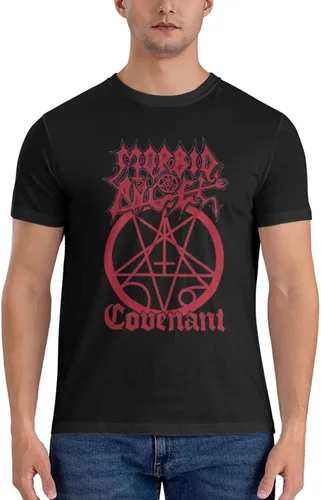 Vista 3 de PEYDEN Morbid Angel T Shirt Men Summer Fashion Breathable Cotton Round Neckline Shirt Sports Fitness Short Sleeve Tees