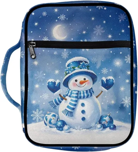 Vista 20 de Funda para la Biblia de Béisbol con Impresión de Agua y Fuego para Niños, Fundas Ligeras para la Biblia, Bolso de Mano para Estudio de la Biblia