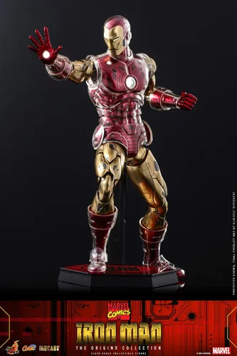 Vista 6 de Hot Toys 1:6 Iron Man - Colección Origins, multicolor