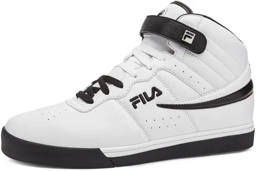 Vista 7 de Fila Tenis deportivos para hombre para uso diario, atléticos, casuales, de caña alta, con cordones Negro/Rojo/Blanco