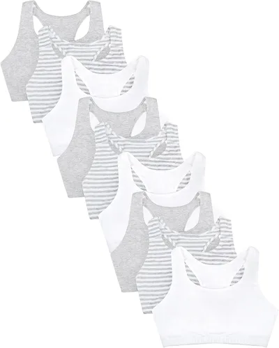 Vista 16 de Fruit of the Loom - Sujetadores deportivos estilo camiseta para mujer (paquete múltiple)