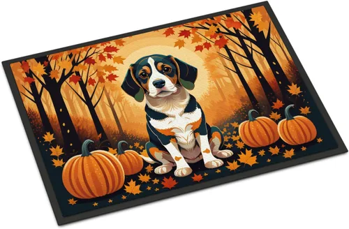 Vista 45 de Caroline's Treasures DAC1041MAT - Tapete de algodón de Tulear para puerta delantera, 18 x 27 pulgadas, para interiores y exteriores, para entrada