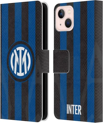 Vista 42 de Head Case Designs Officially Licensed Inter Milan Away 2025/26 Crest Kit Leather Wallet Case Compatible with Apple iPhone 11