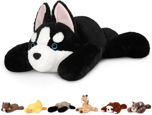 Vista 24 de Niuniu Daddy Oso de peluche con peso de 24" 5 libras, animales de peluche para adultos y niños, juguete de peluche de oso grande, bonita almohada