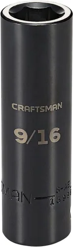 Vista 9 de CRAFTSMAN Llave de carraca de impacto profundo, SAE, de 1/2 pulgada de transmisión, 1 pulgada (CMMT15984)