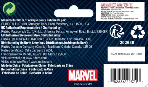 Vista 3 de Rubie's - Guantes de disfraz de Spider-Man No Way Home de Marvel Spider-Man, talla única, Multi