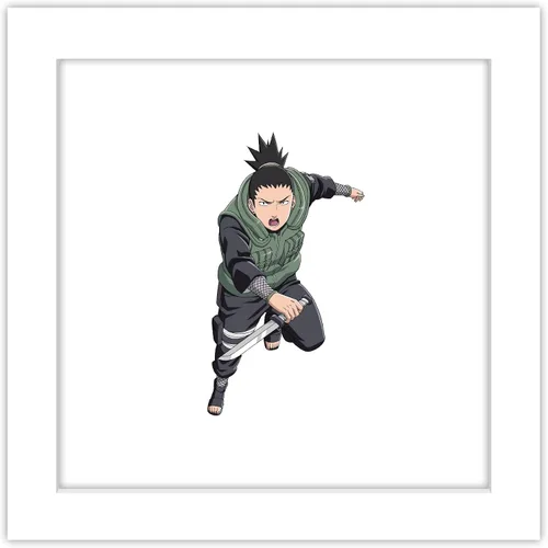 Vista 10 de Trends International Gallery Pops Naruto Shippuden - Arte de pared Shikamaru Nara, versión sin marco, 12 x 12 pulgadas