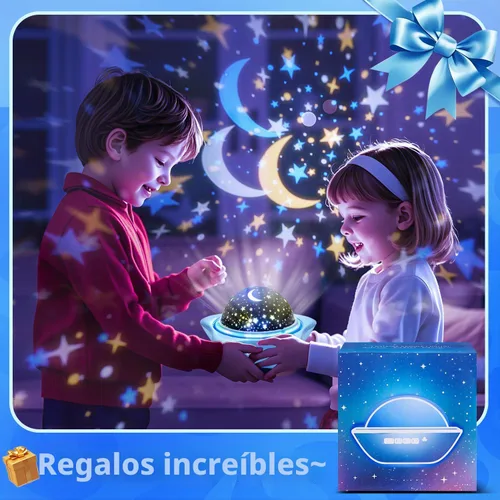 Vista 9 de Luz nocturna para niños, proyector de luz nocturna para bebé, luces nocturnas para dormitorio, proyector de estrellas, luces de estrella