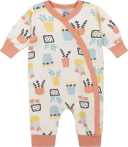 Vista 3 de Grow by Gerber baby-girls 3-pack Coverall SetFootie