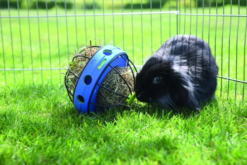 Vista 5 de Savic 0195 Bunny Toy Ø 6.3 in, azul-negro
