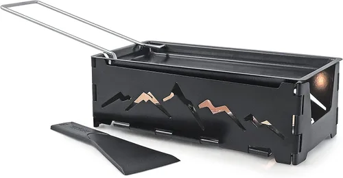 Vista 2 de Swissmar Nordic - Raclette plegable con velas, color negro