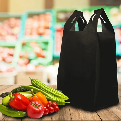 Vista 8 de DISCOUNT PROMOS Custom Bodega Lightweight Tote Bags Set of 10-100, Personalized Bulk Pack - Reusable, Grocery, Tradeshow