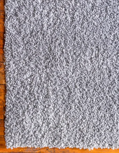 Vista 397 de Unique Loom Colección Davos Shag - Alfombra Lino