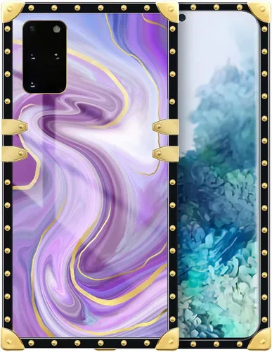 Vista 185 de Funda compatible con Samsung Galaxy S10 4G, TPU suave de lujo y parte trasera de policarbonato duro para niñas y mujeres, funda protectora a prueba