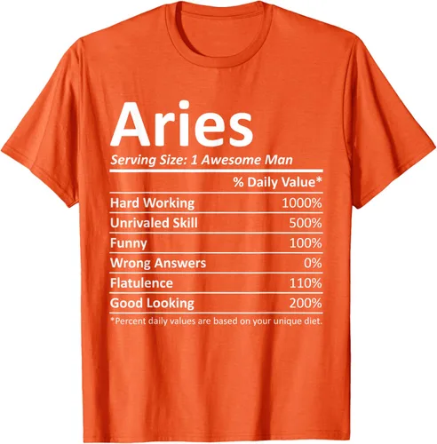 Vista 46 de ARIES Nutrition - Camiseta divertida de regalo con nombre personalizado para cumpleaños, Negro, S