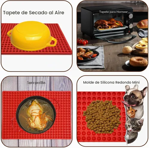 Vista 4 de 468-Cavity - Moldes de silicona redondos, molde de gotas de chocolate Fabricante de golosinas para perros pequeños Moldes de caramelo de goma