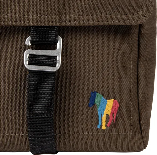 Vista 3 de PS Paul Smith Zebra - Bolso cruzado para hombre, color caqui, Caqui