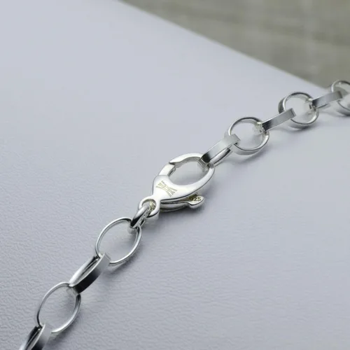 Vista 7 de Personalized Initial Charm Bracelet in Sterling Silver