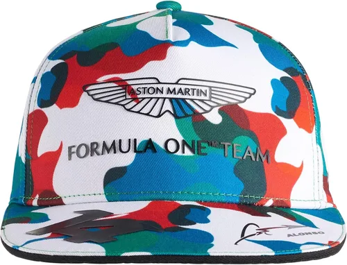 Vista 2 de Gorra Aston Martin Cognizant F1 Fernando Alonso Special Edition Kimoa México GP Multicolor