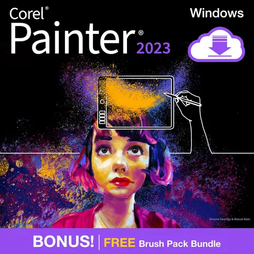 Vista 8 de Corel Painter 2023 Software de pintura profesional para arte digital, ilustración, arte fotográfico y arte fino [Descarga de Mac]