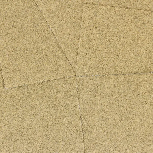Vista 3 de Dura-Gold - Arenilla dorada 320 de alta calidad - Hojas de papel de lija de velcro 5.5 x 4.5 pulg - Para lijadoras de madera y automóviles - 25