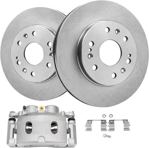 Vista 13 de Detroit Axle - Kit de freno delantero para Mazda 3 2004-2013, Mazda 5 2006-2015, 2010-2013 3 Sport, 2011 2012 Rotores de frenos y pastillas de freno