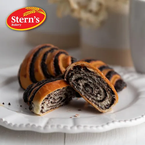 Vista 4 de Pasteles Rugelach Croissant de Chocolate Pan Babka de Chocolate Pastelería de Desayuno Snack de Café Kosher, Sin Lácteos y Sin Nueces