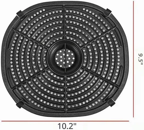 Vista 4 de Sartén de repuesto para freidora de aire para Power XL 7QT, placa para verduras, accesorios para freidora de aire, sartén antiadherente