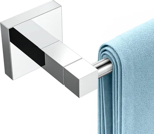 Vista 11 de RUACQ Barra para toallas de 18 pulgadas, Soportes para toallas para baño, Soporte para toallas de acero inoxidable 304 montado en la pared, Barra