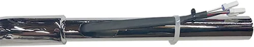 Vista 4 de Dominator Industries Manillar Ape Hanger de 1 1/4 pulgadas precableado de 16 pulgadas compatible con Harley-Davidson Bagger Touring Electra