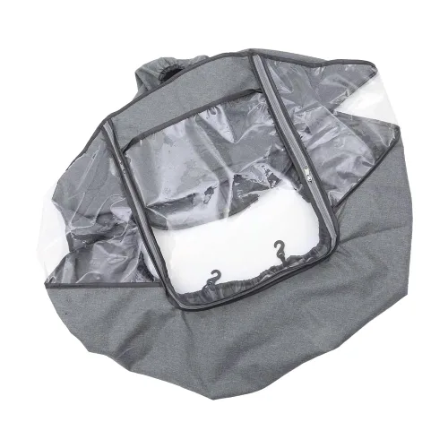 Vista 9 de Tiiyee - Funda de lluvia para cochecito, protector universal de viaje para bebé Waterproof Windproof Protection Breathable Protect from Dust with