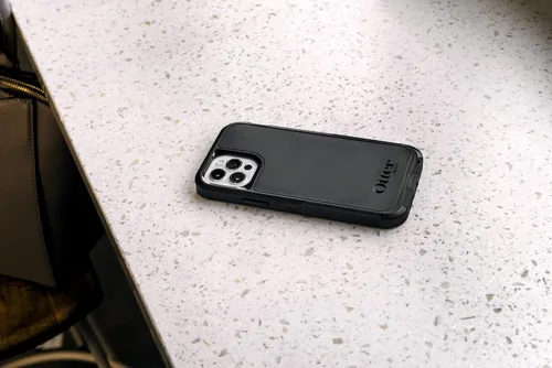 Vista 9 de OtterBox Defender - Funda de la serie sin pantalla para iPhone 14 Plus (solamente), embalaje no minorista, zapatos de gamuza azul