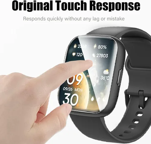 Vista 4 de Lamshaw Compatible for Armitron Matrix Smartwatch Screen Protector, [6 Pack] Full Coverage TPU Clear Film Compatible for Armitron Connect Matrix