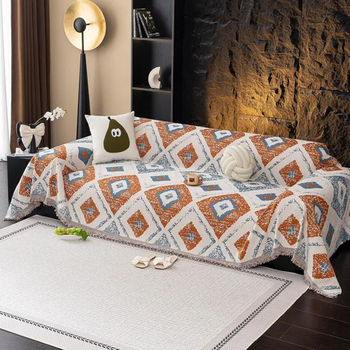 Vista 57 de ROOMLIFE Funda de sofá con estampado de leopardo para sofá de 3 plazas, lavable, protector de muebles para perros, funda de sofá suave