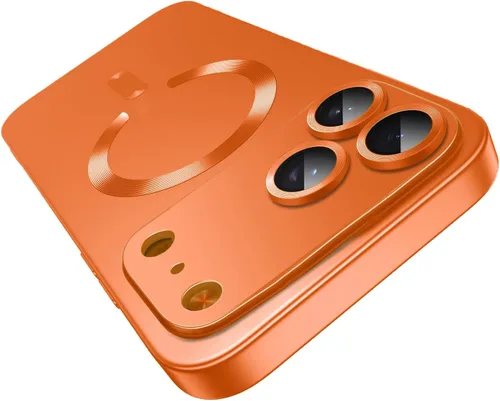 Vista 48 de Funda magnética para iPhone 13 Pro MagSafe con protector de lente de cámara, protección completa, delgada, suave, a prueba de golpes, antiarañazos