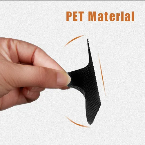 Vista 3 de Secopad Calcomanías antideslizantes para ducha, 24 calcomanías adhesivas de seguridad para bañera con raspador premium (negro)