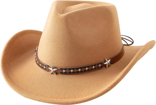 Vista 12 de Jastore Sombrero de vaquero para bebés y niños pequeños Sombrero de vaquera para bebés pequeños Sombrero de vaquero infantil Sombrero de vaquero